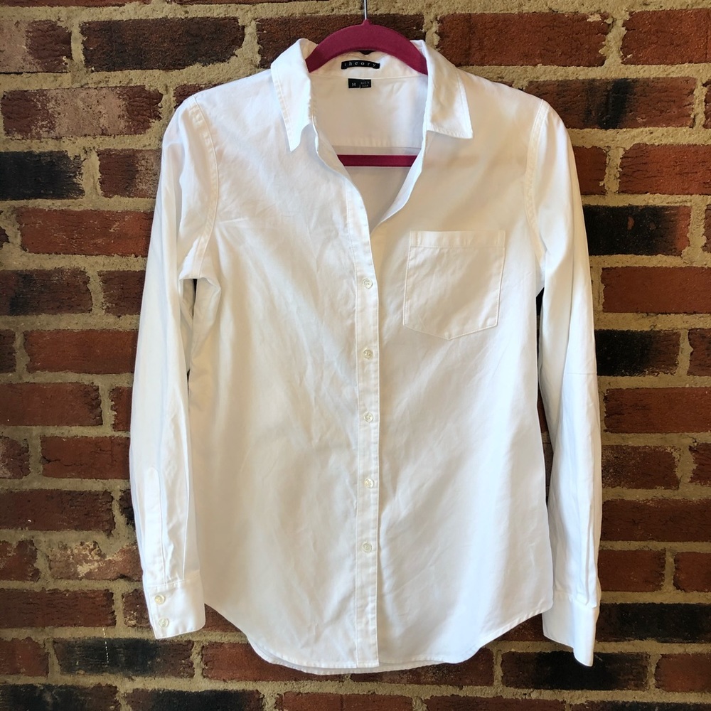 Theory Button Down Shirt M